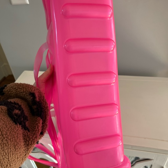 NWT Telfar x Melissa medium shopper pink NWT - Picture 3 of 6